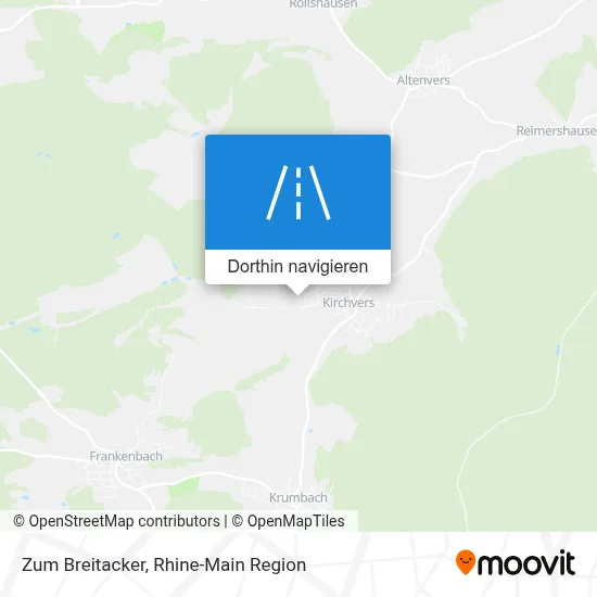 Zum Breitacker Karte