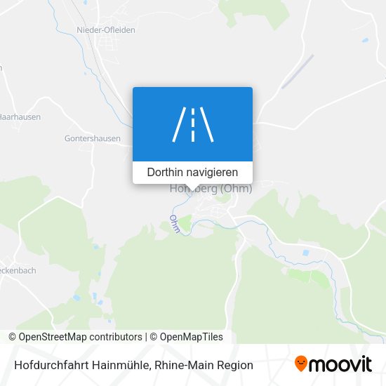 Hofdurchfahrt Hainmühle Karte