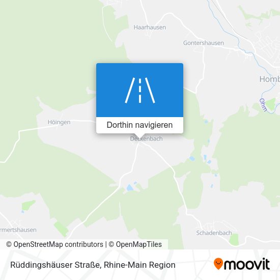 Rüddingshäuser Straße Karte