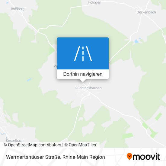 Wermertshäuser Straße Karte