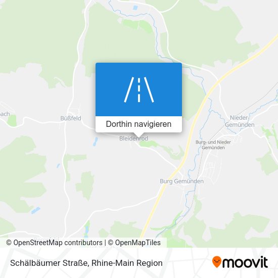 Schälbäumer Straße Karte