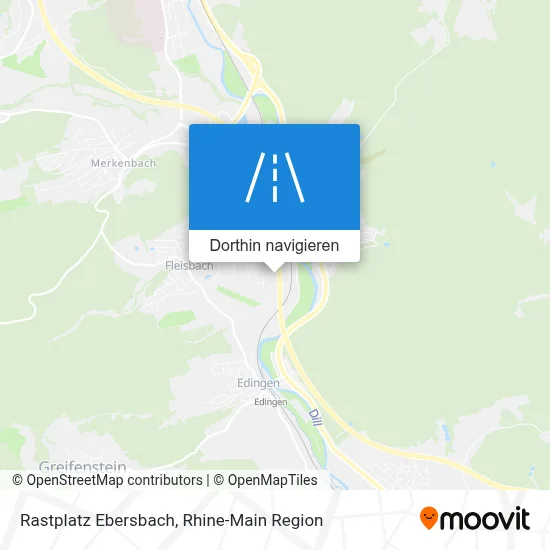 Rastplatz Ebersbach Karte