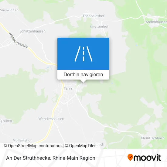 An Der Struthhecke Karte