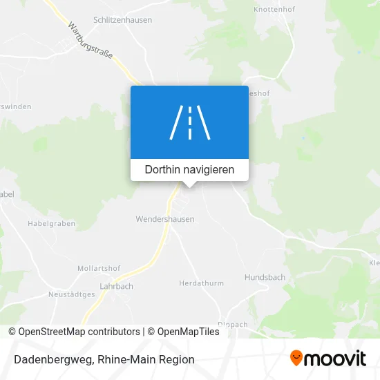 Dadenbergweg Karte