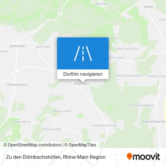 Zu den Dörnbachshöfen Karte