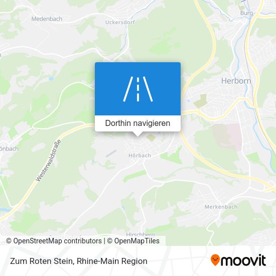 Zum Roten Stein Karte