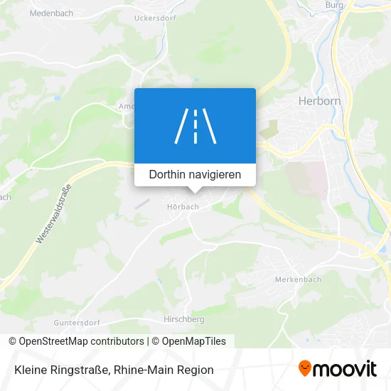 Kleine Ringstraße Karte