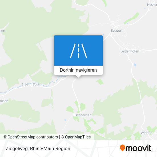 Ziegelweg Karte