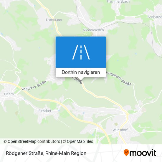 Rödgener Straße Karte
