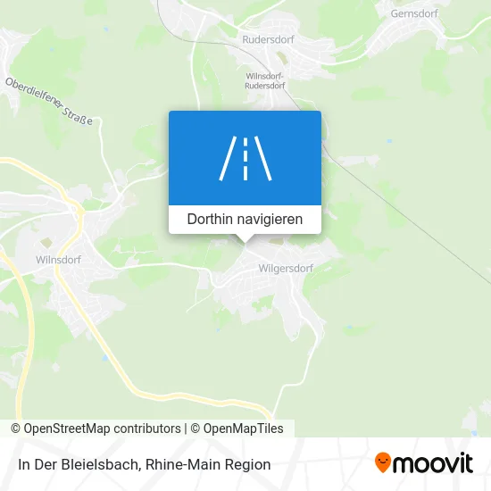 In Der Bleielsbach Karte