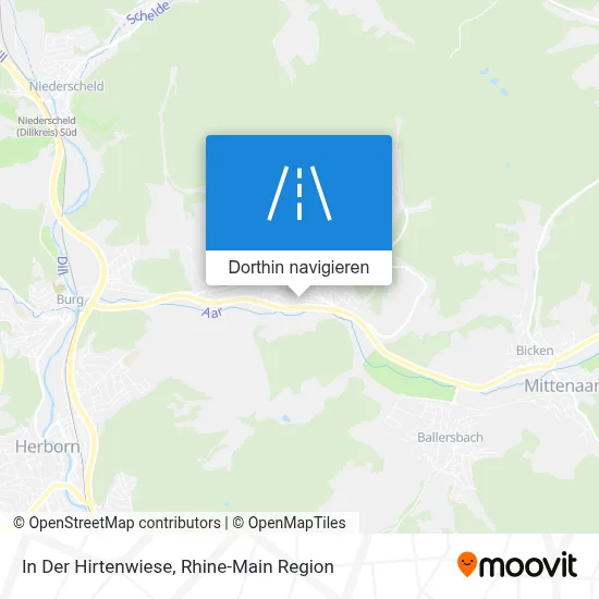 In Der Hirtenwiese Karte