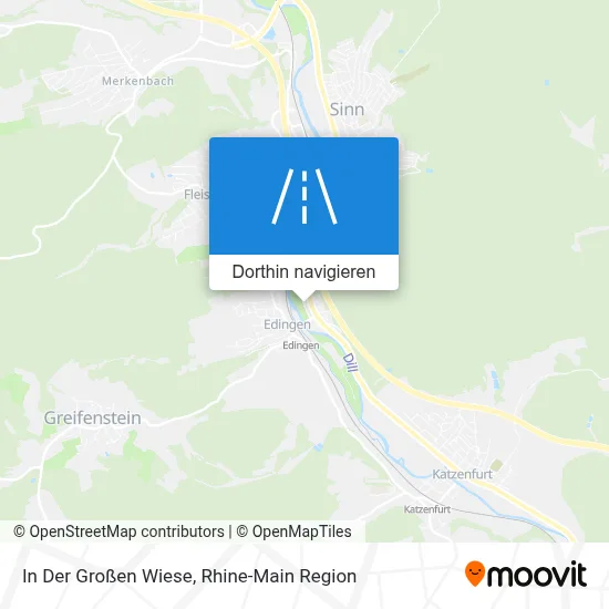 In Der Großen Wiese Karte