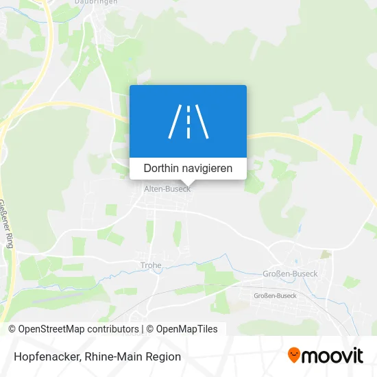 Hopfenacker Karte
