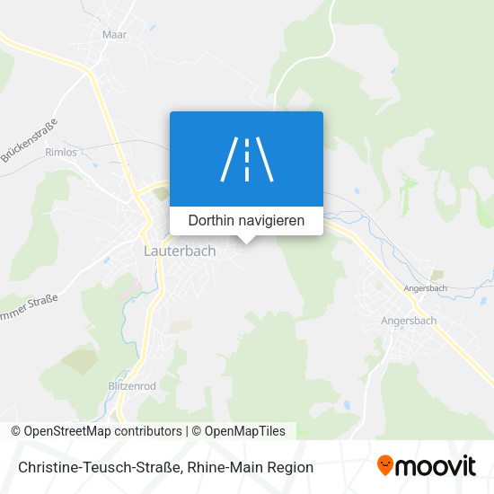 Christine-Teusch-Straße Karte