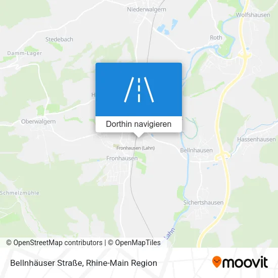 Bellnhäuser Straße Karte