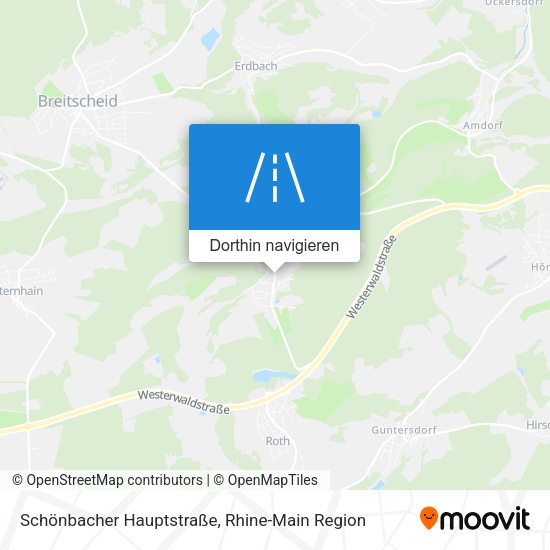 Schönbacher Hauptstraße Karte
