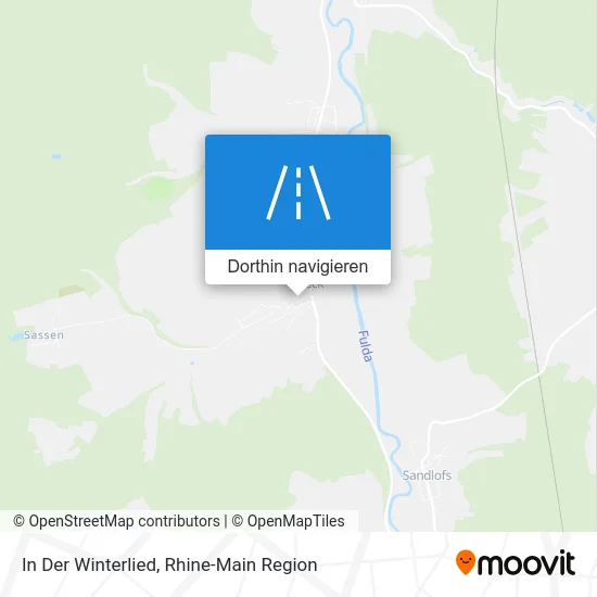 In Der Winterlied Karte