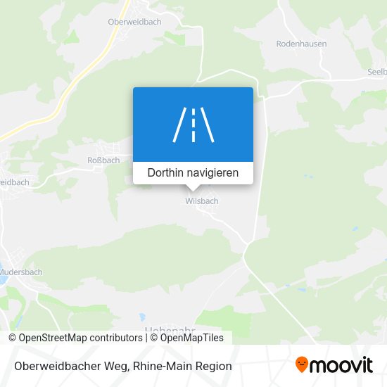 Oberweidbacher Weg Karte