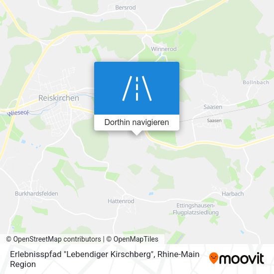 Erlebnisspfad "Lebendiger Kirschberg" Karte