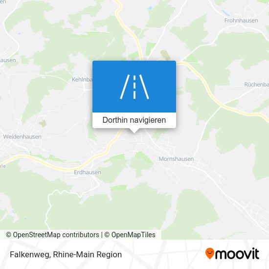 Falkenweg Karte