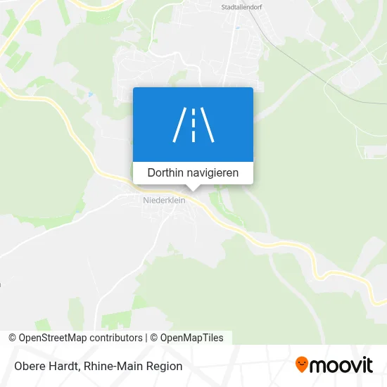 Obere Hardt Karte