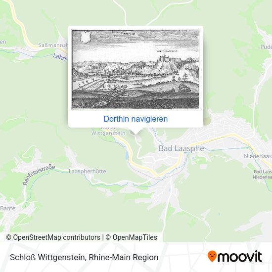Schloß Wittgenstein Karte