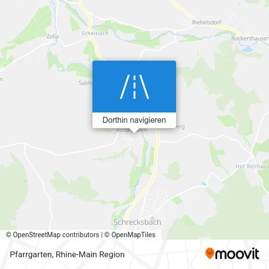 Pfarrgarten Karte