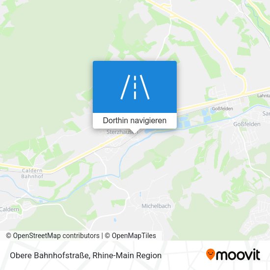 Obere Bahnhofstraße Karte