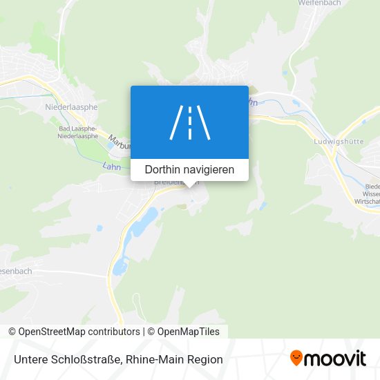 Untere Schloßstraße Karte