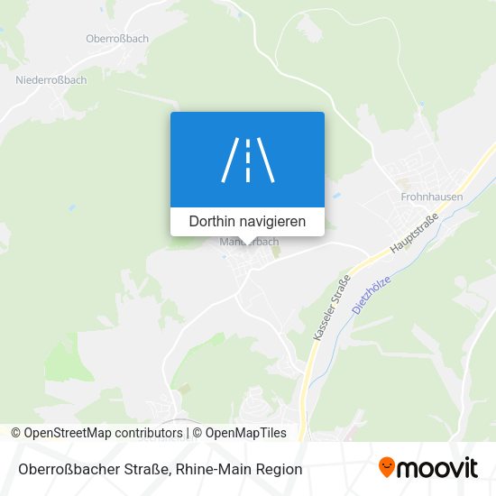 Oberroßbacher Straße Karte
