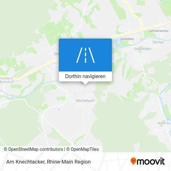 Am Knechtacker Karte