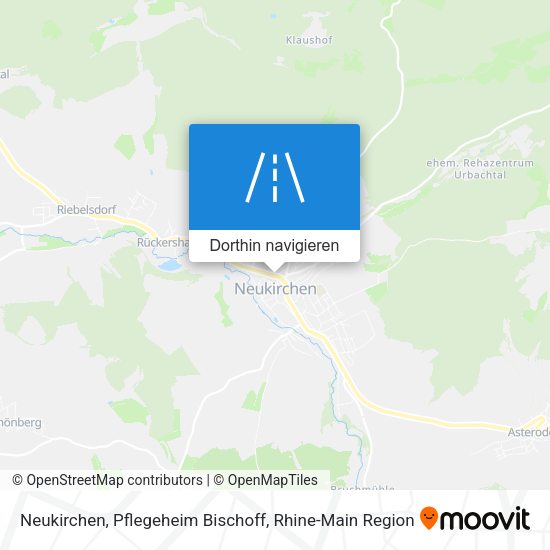 Neukirchen, Pflegeheim Bischoff Karte