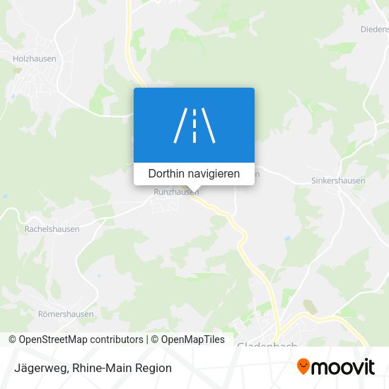 Jägerweg Karte