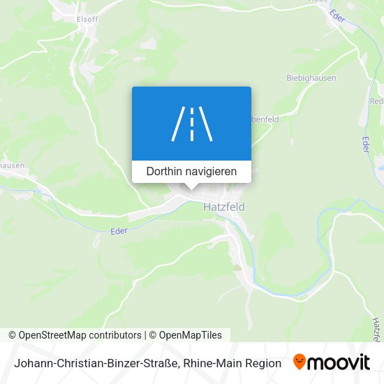 Johann-Christian-Binzer-Straße Karte
