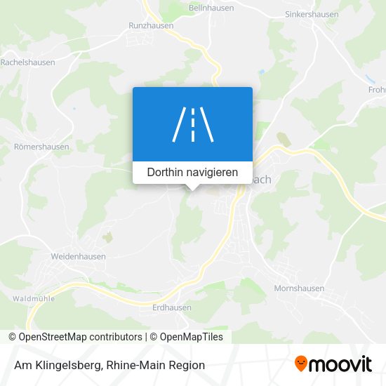 Am Klingelsberg Karte