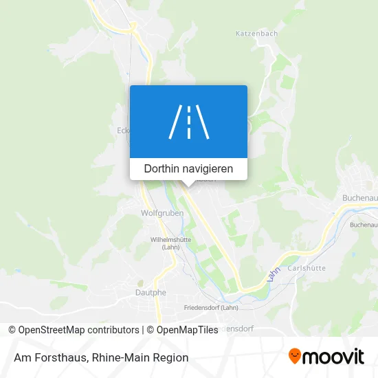 Am Forsthaus Karte