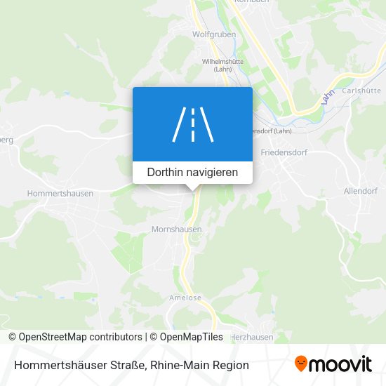 Hommertshäuser Straße Karte
