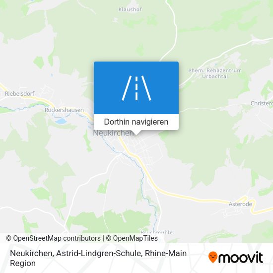 Neukirchen, Astrid-Lindgren-Schule Karte
