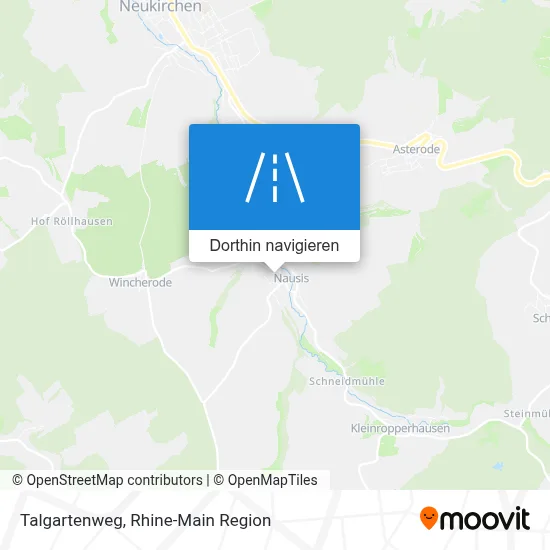 Talgartenweg Karte