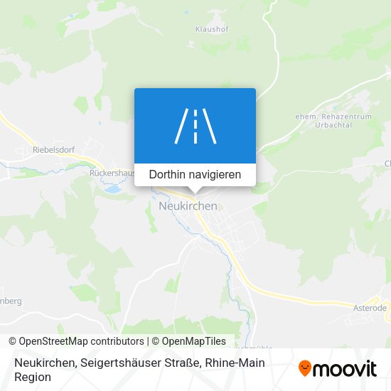 Neukirchen, Seigertshäuser Straße Karte