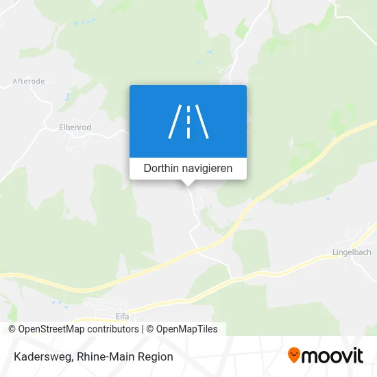 Kadersweg Karte