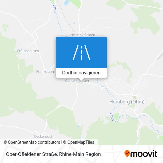 Ober-Ofleidener Straße Karte