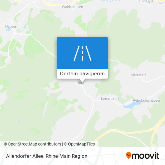 Allendorfer Allee Karte