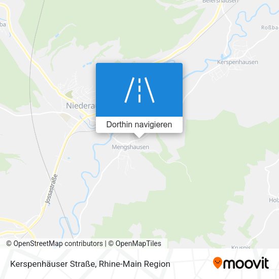 Kerspenhäuser Straße Karte
