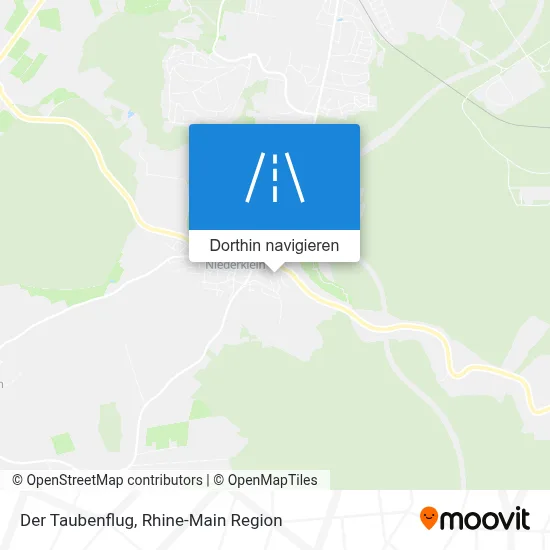 Der Taubenflug Karte
