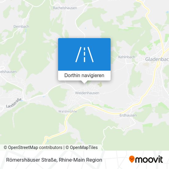 Römershäuser Straße Karte