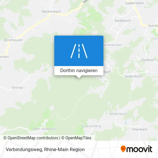 Verbindungsweg Karte