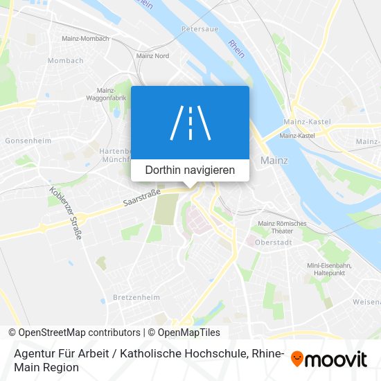 Agentur Für Arbeit / Katholische Hochschule Karte