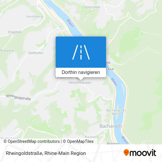 Rheingoldstraße Karte