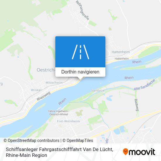 Schiffsanleger Fahrgastschifffahrt Van De Lücht Karte